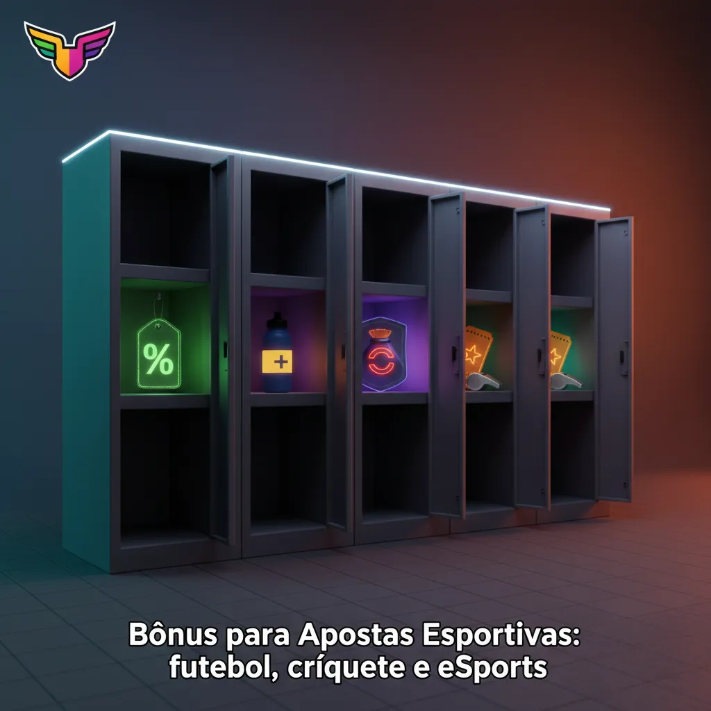 Banner de bônus: futebol, críquete e eSports; Aposta Sem Risco, Boost Múltiplas, Recarga Esportes e Cashback Ao Vivo