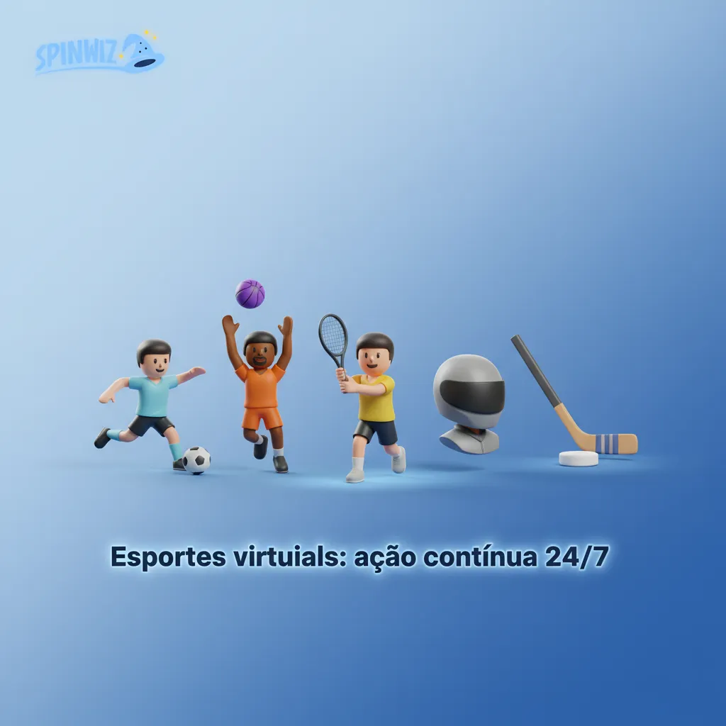 Esportes virtuais 24/7: partidas rápidas por RNG; futebol, basquete e corridas de cavalos e cães. Ritmo exige disciplina.
