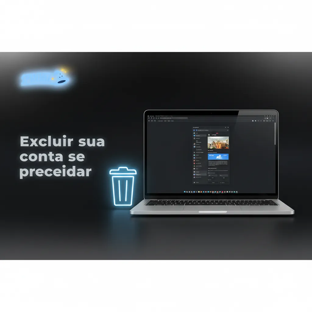 Tela: Minha Conta > Segurança > Encerrar conta; escolha motivo, saque saldo e confirme pelo e-mail cadastrado.