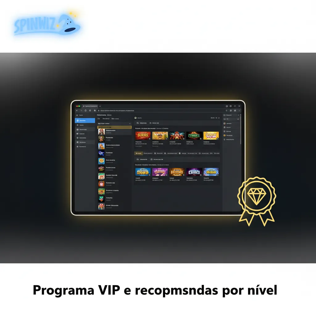 Clube VIP com níveis Bronze a Diamante e benefícios: cashback, gerente dedicado, limites maiores e saques prioritários.