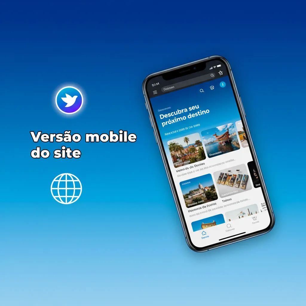 Versão mobile do site com menus por gesto, slip fixo, odds ao vivo, filtros por liga e depósito via Pix