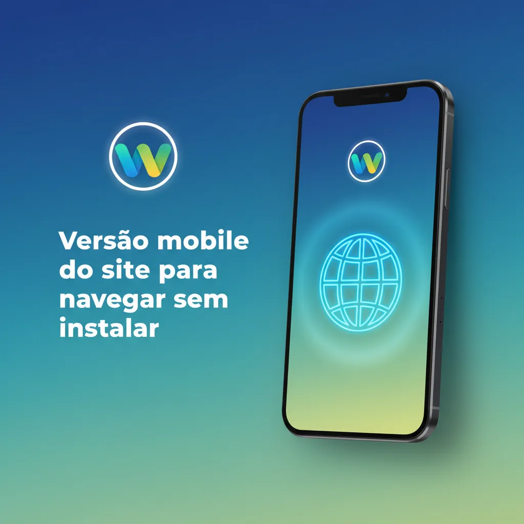 Smartphone e tablet exibindo site móvel: apostas, cassino, Pix e suporte no navegador, sem instalar apps.