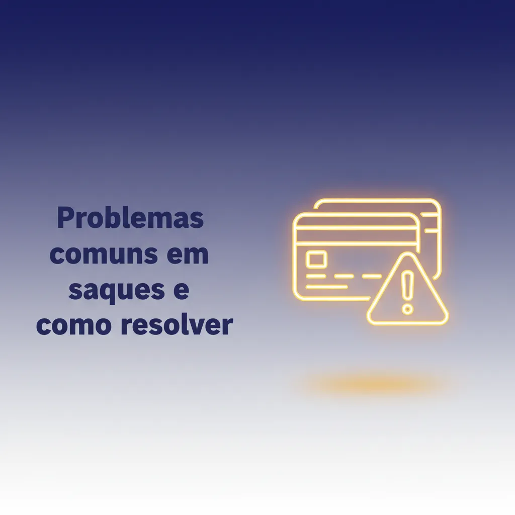 Infográfico de problemas comuns em saques via Pix e soluções rápidas: chave incorreta, KYC, bônus, limite e titularidade