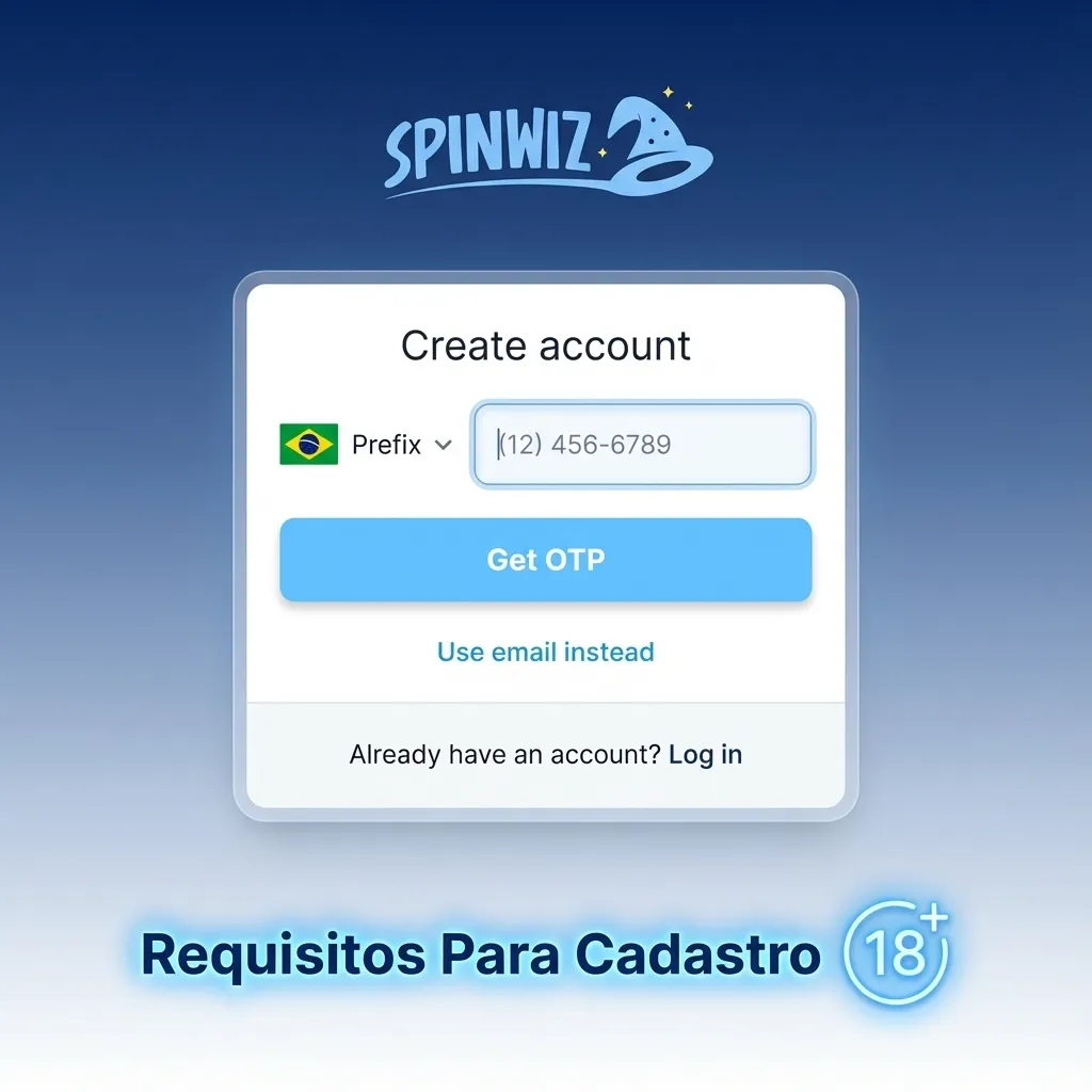 Registration requirements page showing age verification, CPF validation, and Brazilian residency rules for platform signup